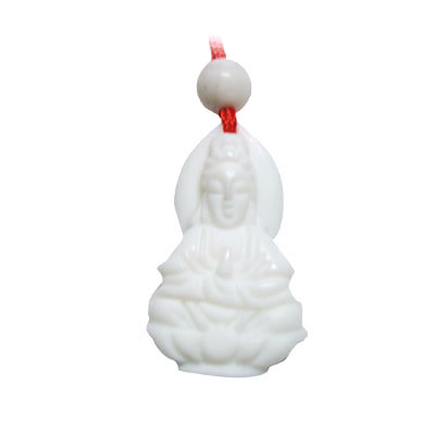 坐蓮臺(tái)觀音項(xiàng)鏈硨磲飾品
