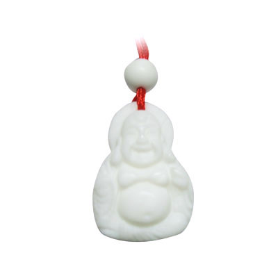 小號(hào)白色笑羅漢硨磲佛項(xiàng)鏈