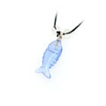天藍(lán)水晶魚項(xiàng)鏈[顏色有深淺]