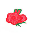 漂亮鮮花布貼