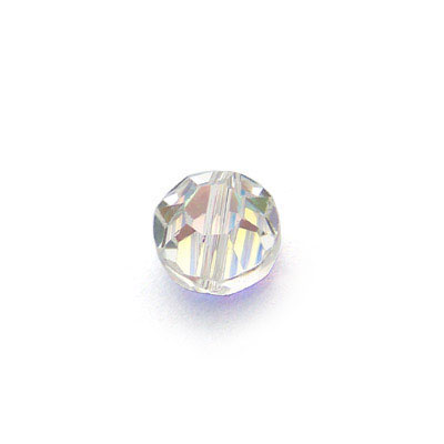 5100-AB-施華洛世奇水晶白彩圓餅