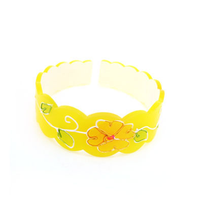 梅花手工彩畫(huà)手鐲