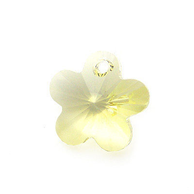 6744QH施華洛世奇梅花淺黃水晶14mm