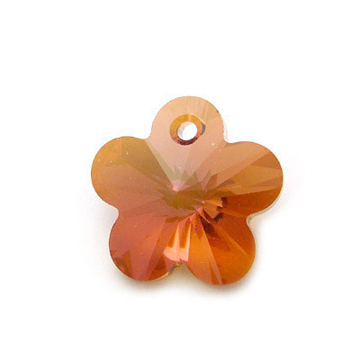 6744紅銅施華洛世奇梅花水晶18mm