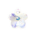 6744AB白彩施華洛世奇梅花水晶18mm