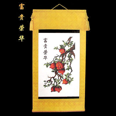 富貴榮華十字繡掛畫62*39cm