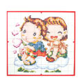 愛樂逍遙十字繡21*14cm