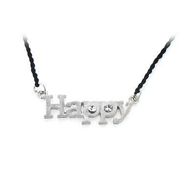 英文字母Happy項(xiàng)鏈