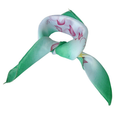 二元超市月芽綠絲巾