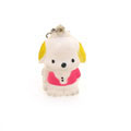 小站狗pvc鑰匙扣飾品