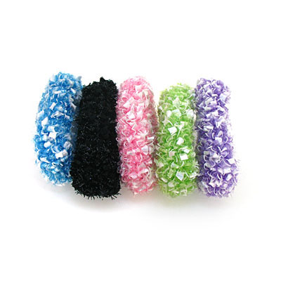 彩色粗花筋發(fā)飾品