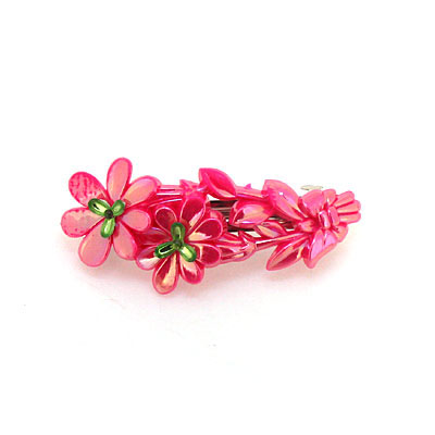 雙花朵漂亮發(fā)夾
