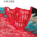 外貿(mào)韓款時尚女士鏤空毛衣