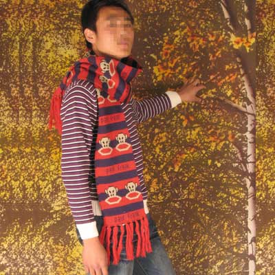 男生個(gè)性韓流非主流條條毛衫[6107紫色]