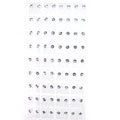 亮彩白鋯石耳釘飾品