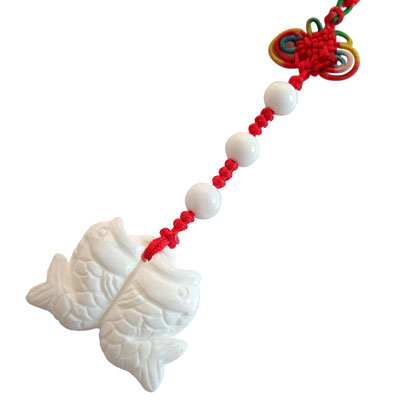 年年有余中國結(jié)硨磲掛件