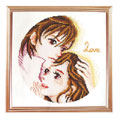 Love依偎十字繡套裝36*37cm中格