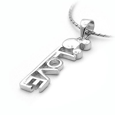 LOVE米奇字母吊墜