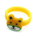 獅子戒指二元軟陶飾品[款式顏色混裝]