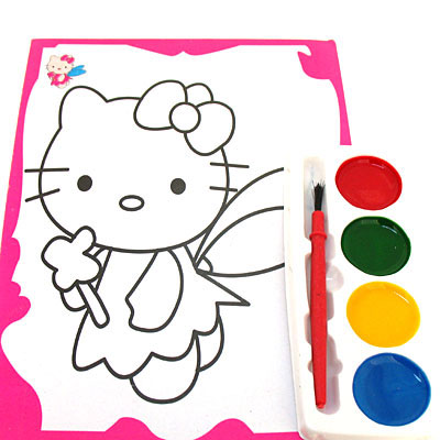 mickey小學(xué)生雙面水彩畫批發(fā)