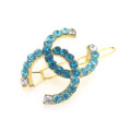 時(shí)尚香奈爾彩鉆發(fā)夾個(gè)性發(fā)飾品