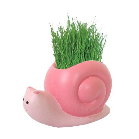 小蝸牛時(shí)尚小草園藝家居擺件