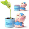 可愛頑皮騷包豬家居魔豆飾品