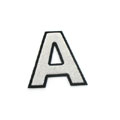 英文字母布貼