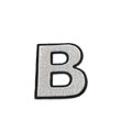 英文字母布貼