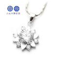 八心八箭太陽(yáng)花銀墜
