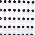 圓黑鋯石耳釘