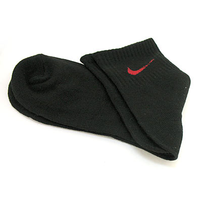 nike黑色男式外貿(mào)全棉運(yùn)動襪子
