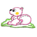 可愛(ài)小松鼠大號(hào)卡通布貼