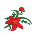 大紅綠葉時尚創(chuàng)意布貼