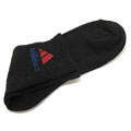 黑色adidas運動品牌男襪