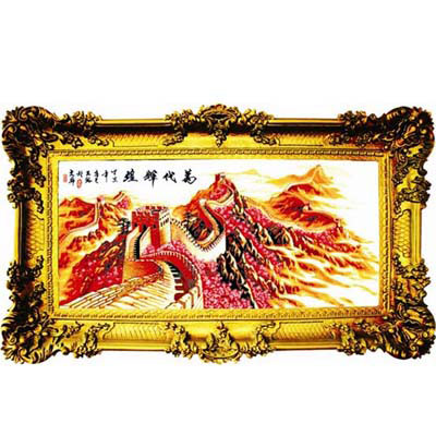 萬(wàn)代輝煌十字繡圖紙布線套件中格195*91cm
