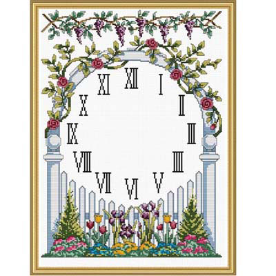 十字繡半成品套件紫藤花蔓中格43*57cm