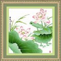十字繡清風(fēng)進(jìn)口線料圖紙成套批發(fā)中格98*100cm