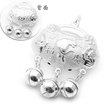 瑞虎納福寶寶990銀飾鎖墜