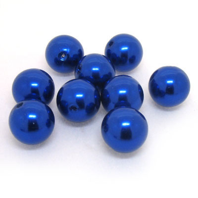 20厘深藍(lán)飾品珠飾配件仿珍珠散珠