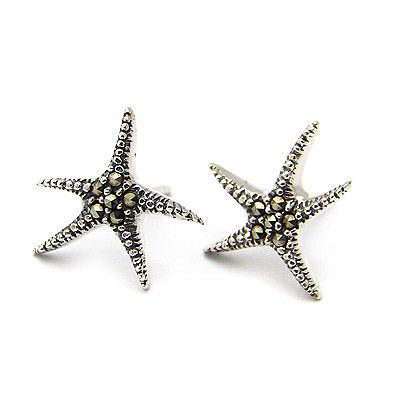 個性海星泰銀耳釘飾品