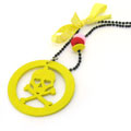 骷髏頭項(xiàng)鏈個(gè)性韓式長(zhǎng)鏈[韓國(guó)明星][顏色隨機(jī)]