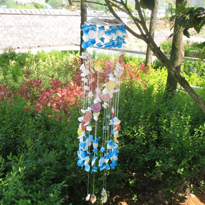 天然海洋貝殼風(fēng)鈴小商品/特色風(fēng)鈴批發(fā)