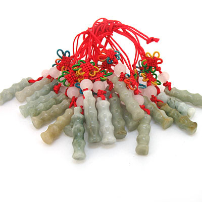 芝麻開(kāi)花節(jié)節(jié)高玉石掛件/玉竹節(jié)手機(jī)鏈