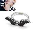 個(gè)性天使翅膀男女開口戒指 韓版網(wǎng)絡(luò)飾品