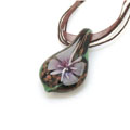 漂亮金粉內(nèi)雕花女式琉璃墜子吊墜