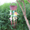 小花藍(lán)草帽鞋等貝殼風(fēng)鈴掛件小風(fēng)鈴批發(fā)