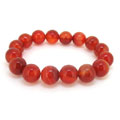 12厘紅瑪瑙男女珠子手鏈/紅瑪瑙手飾品