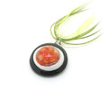 精品內(nèi)雕紅牡丹琉璃墜