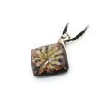 時尚琉璃飾品/多層內(nèi)雕花亮金粉方形墜